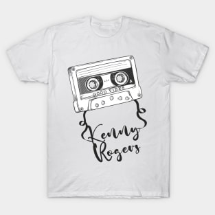 Good Vibes Kenny Rogers // Retro Ribbon Cassette T-Shirt